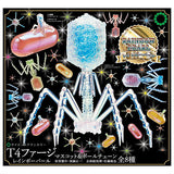Science Technicolour T4 Phage Rainbow Pearl Mascot & Ball Chain [All 8 type set(Full Complete)]