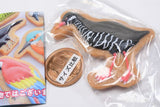 Art Unib Technicolour Bird icing cookie figure magnet [2.Okinawa Rail]