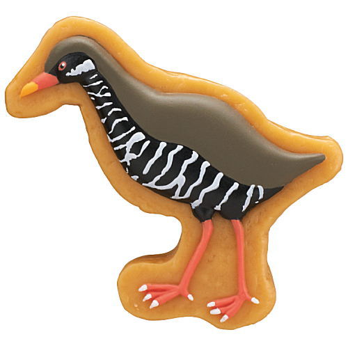 Art Unib Technicolour Bird icing cookie figure magnet [2.Okinawa Rail]