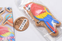 Art Unib Technicolour Bird icing cookie figure magnet [3.Macaw]