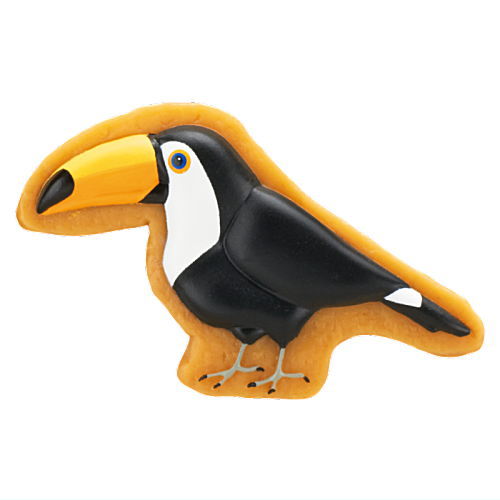 Art Unib Technicolour Bird icing cookie figure magnet [4.Tocan]