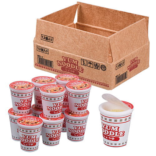 Hakogai! Cup Noodles 1/12 size [3.Cup Shoyu Ramen]