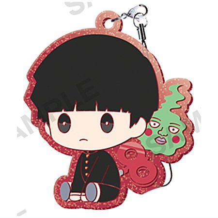 Mob Psycho 100 III petattonejimaki rubber strap [1.Shigeo Kageyama(uniform) & Dimple]