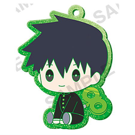 Mob Psycho 100 III petattonejimaki rubber strap [4.Ritsu Kageyama]