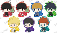Mob Psycho 100 III petattonejimaki rubber strap [All 7 type set(Full Complete)]