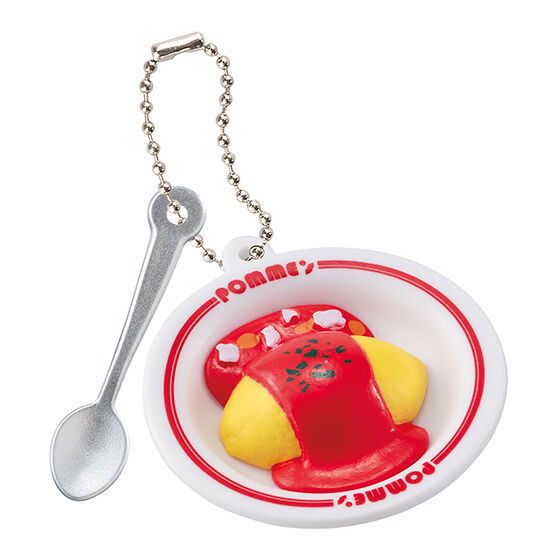 Pomunoki miniature charm Part.2 [5.Mozzarella cheese tomato sauce omelet rice]