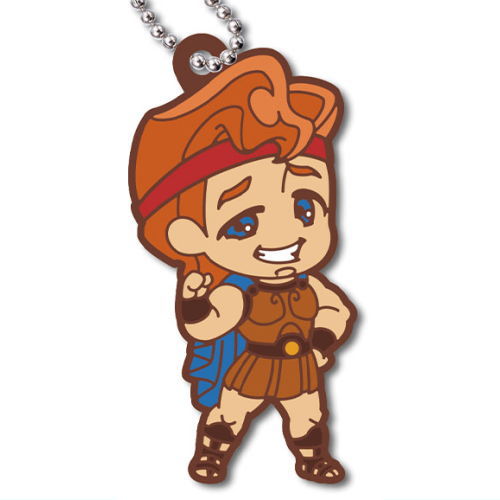 Deformed Rubber! Disney Heroes Keychain [5.Hercules [Hercules]]