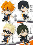Defofig! Haikyu!! Karasuno High School Keychain [All 4 type set(Full Complete)]