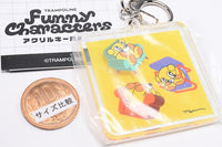 Trampoline Funny Characters Acrylic Keychain [4.FLYING BEAR]