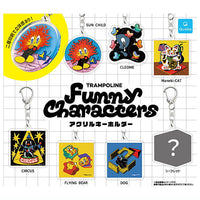 Trampoline Funny Characters Acrylic Keychain [All 7 type set(Full Complete)]