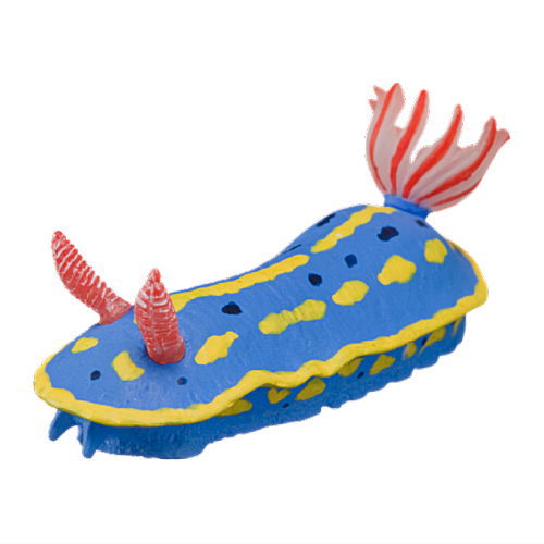 Nature Techni Color MONO PLUS Sea Slug Figure Magnet [1.Blue sea slug]