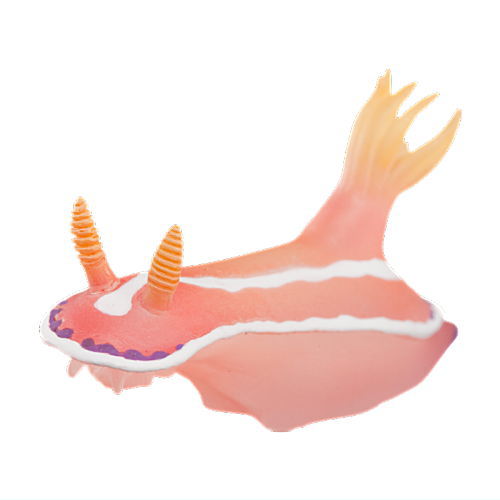 Nature Techni Color MONO PLUS Sea Slug Figure Magnet [2.White tasuki sea slug]