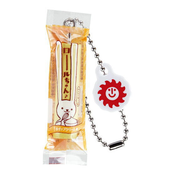 Yamazaki Bread Miniature Charm [6.Roll-chan Whipped Cream]