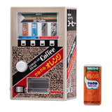 Dydo DRINCO Miniature Vending Machine [2.Retro vending machine & 1 bottle Orange]