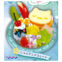 Yumegokochi Hoshinotokimeki Dessert Mascot [3.Nyan Sandwich Plate]
