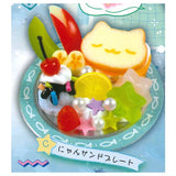 Yumegokochi Hoshinotokimeki Dessert Mascot [3.Nyan Sandwich Plate]