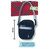 EASTBOY Mini School Bag Mascot [2.Shoulder bag (navy x sax)]