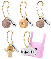 I'm donut? Miniature charm [All 5 type set(Full Complete)]