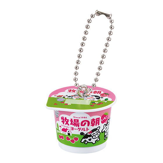 Snow Brand Megmilk miniature charm Bokujonoasa Collection [1.Bokujonoasa Yogurt (single item)]