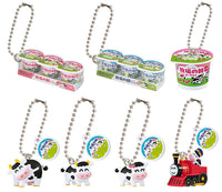 Snow Brand Megmilk miniature charm Bokujonoasa Collection [All 7 type set(Full Complete)]