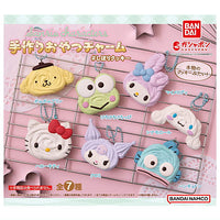 Sanrio Characters Handmade Snack Charms Shibori Cookie [All 7 type set(Full Complete)]