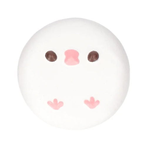 Ikumi Mama's Animal Donut Mini Clip [5.White Java Sparrow]