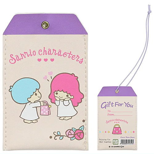 Sanrio Characters Shop Tag Style Case [2.Little Twin Stars]