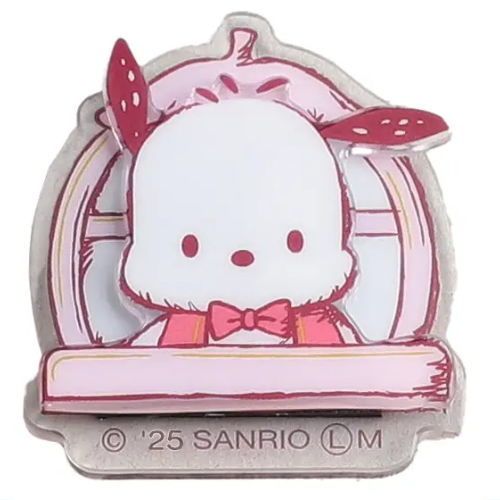 Sanrio Characters Madokarakonnichiha! Acrylic Magnet [4.Pochacco]