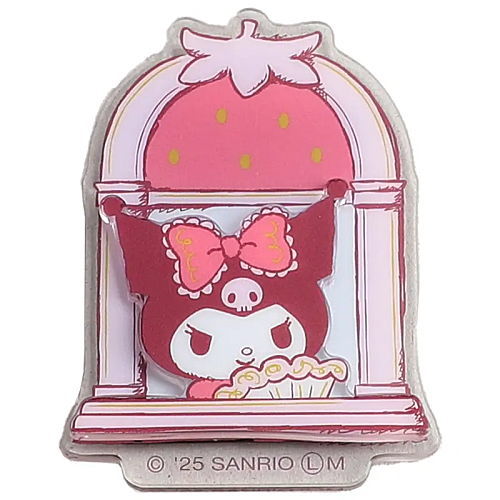 Sanrio Characters Madokarakonnichiha! Acrylic Magnet [5.Kuromi]