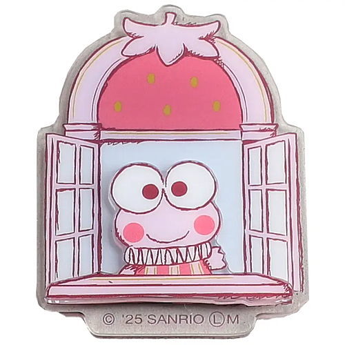 Sanrio Characters Madokarakonnichiha! Acrylic Magnet [6.Kerokerokeroppi]