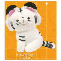 Perontoyokina nikushokuju stuffed toy [3.Tiger Torachan(white)]