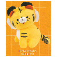 Perontoyokina nikushokuju stuffed toy [4.Tiger Torachan(yellow)]