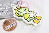 Kerokerokeroppi x pickles the frog Mejirushi Rubber Charm [3.Amenohino pickles]