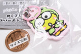 Kerokerokeroppi x pickles the frog Mejirushi Rubber Charm [4.Amenohino keroppi]