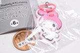 My Melody Kuromi White & Black Angel Rubber Charm [4.My Melody]