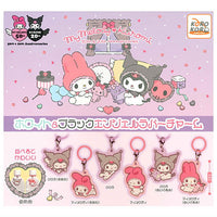 My Melody Kuromi White & Black Angel Rubber Charm [All 6 type set(Full Complete)]