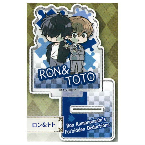 Pita! Deforme Kamonohashi Ron no Kindan Suiri Acrylic stand [6.Ron & Toto]