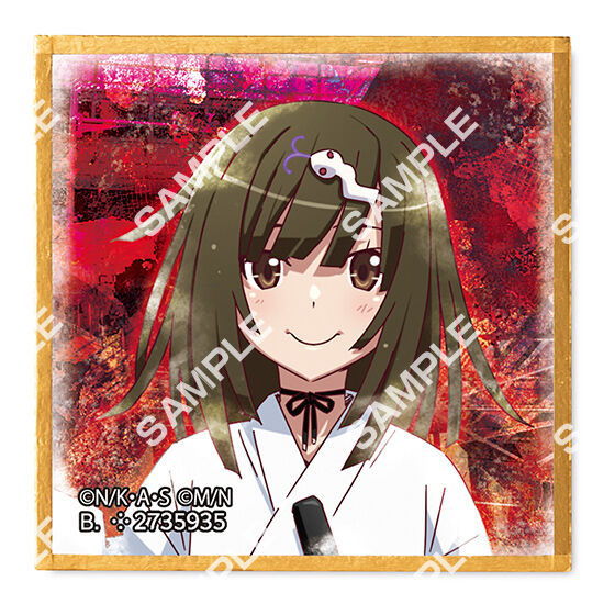 MameGasha Shikishi Monogatari Series x STEINS:GATE 15th Anniversary Collaboration [13.Nadeko Sengoku]