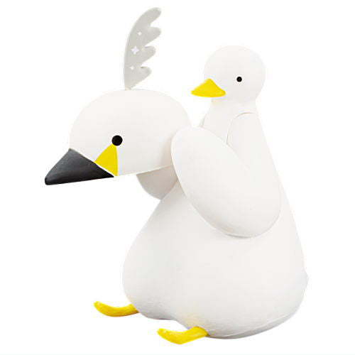 AHIRU LIFE. 2 Figure Mascot  [1.Swanhat]