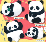 Panda Plush Badge Part.2 [All 4 type set (Full Complete)]