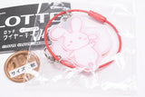 Lotte wire key ring with charm ver.2 [1.Yukimi Daifuku]