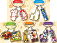 Lotte wire key ring with charm ver.2 [All 5 type set(Full Complete)]