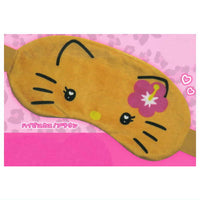 HELLO KITTY Gal Eye Mask [1.Hibiscus/Brown]