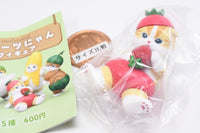 mofusand Fruit Nyan Figure [3.Strawberry nyan]