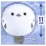 Fukufuku Shimaenaga Marufuwa Pouch [4.Shima-chan (light color)]