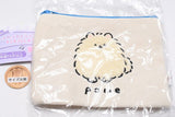 Fuwafuwa animal mokomoko embroidered pouch [1.Pome]