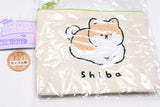 Fuwafuwa animal mokomoko embroidered pouch [3.Shiba]