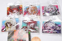 Numata Zombie!? Poisonous Mushroom x Girl Acrylic Keychain Collection [All 6 type set(Full Complete)]