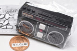 Mini Retro Radio Cassette Mascot [1.Black]