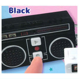 Mini Retro Radio Cassette Mascot [1.Black]